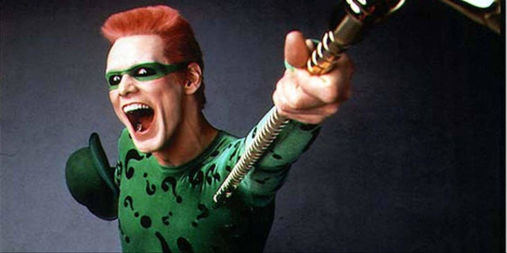 JIM CARREY AS RIDDLER IN BATMAN FOREVER (1995)